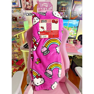 Hello Kitty Throw Blanket Silk Touch Pink Meow Rainbow Cupcake 2025 Sanrio